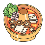 火锅简笔画图片大全,美食瞬间，色彩绘出味蕾盛宴